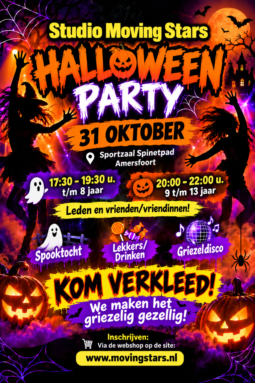 Halloween Party 2026 Studio Moving Stars
